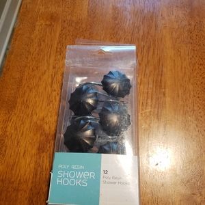 Shower curtain hooks